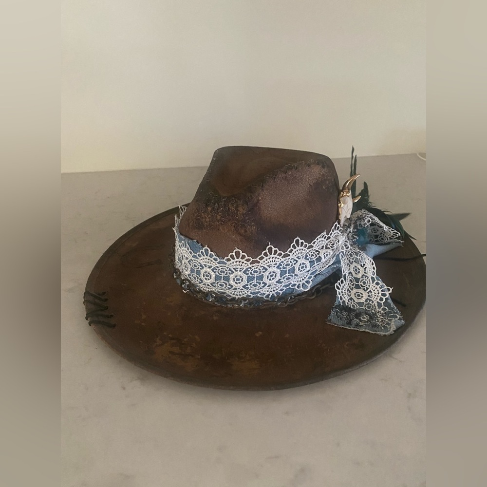 Custom Burned Hat